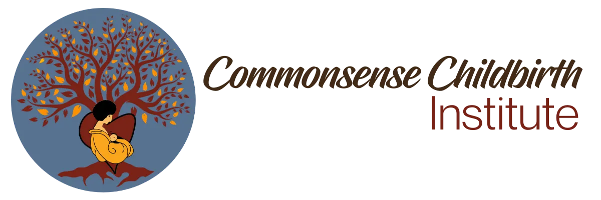 Commonsense Childbirth - logo full with illustration